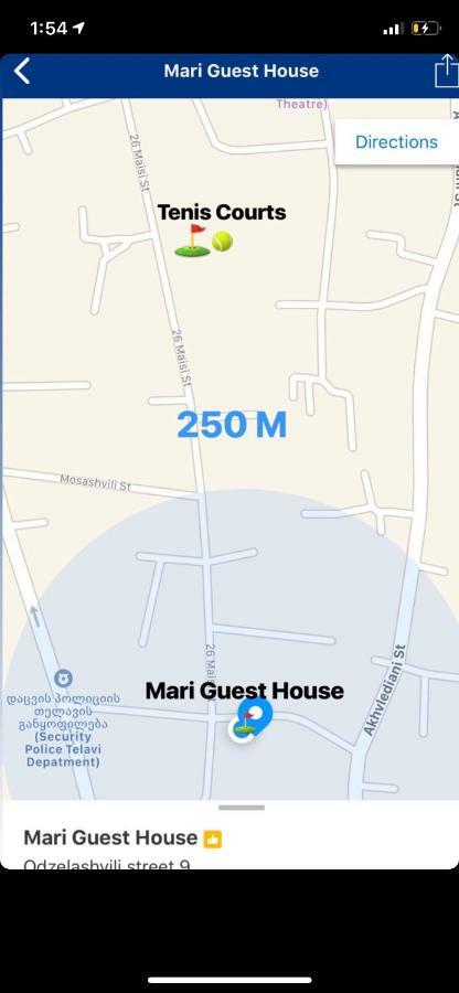 Mari Guest House Телаві Екстер'єр фото